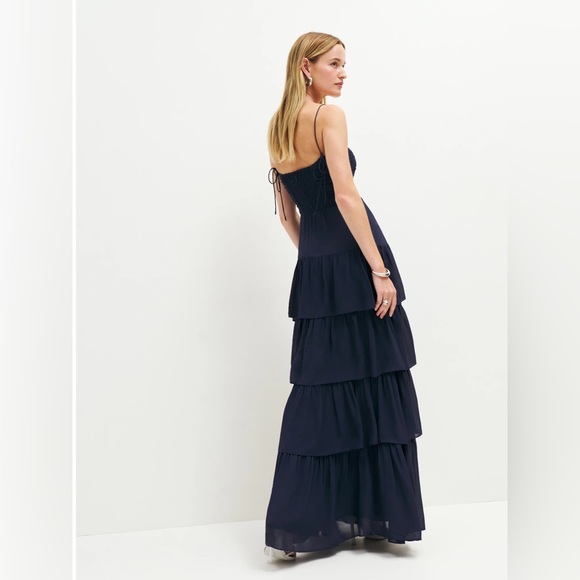 Reformation Navy Marlin Dress - Picture 5 of 11